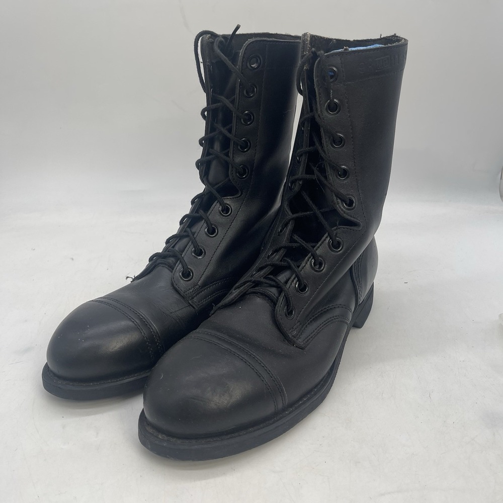 Vintage BILTRITE Black Military Jump Boots 9R KU7-67 Vietnam Era / Men's 9